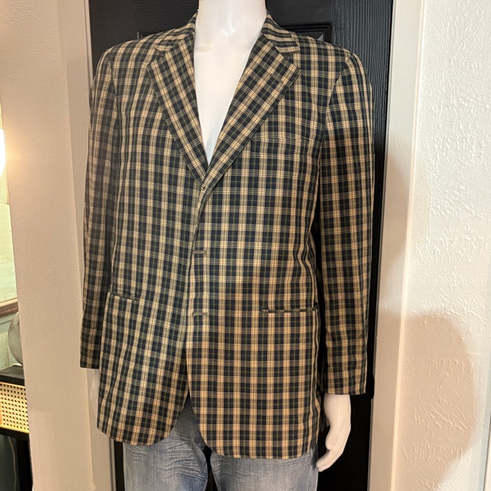 Classic Checkered Blazer for Men
